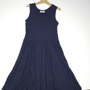 DotDotSmile Size 5/6 Tank Dress - NWT Solid Navy
